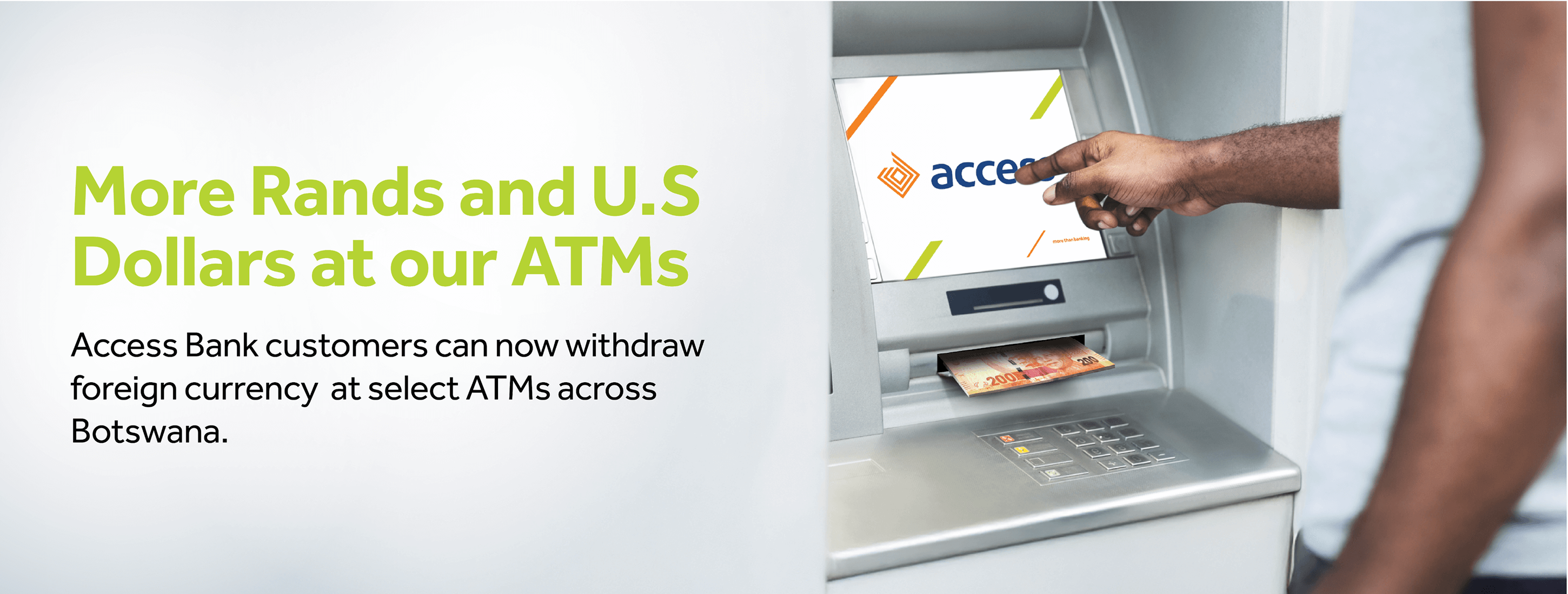 Foreign Currency at Access ATMs